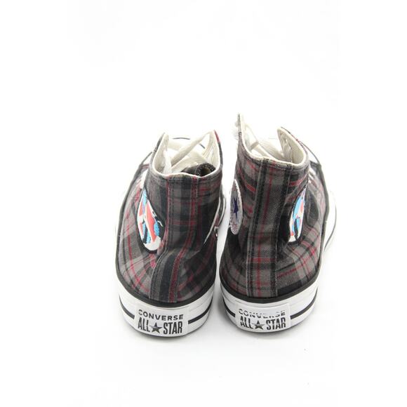Converse All Star CTAS Shoes Womens Size 6 167415F Brown Plaid Earth World Peace - Picture 6 of 9